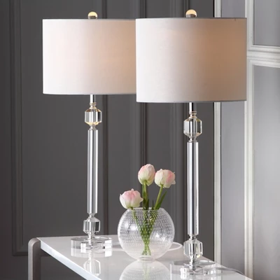 Cosna Table Lamp (Set Of 2) - Clear - Safavieh 3 Cosna Table Lamp (Set Of 2) - Clear - Safavieh - Image 3