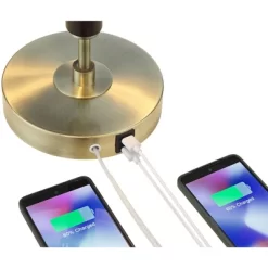 Possini Euro Design Possini Euro® Wyndham Desk Lamp With Glass Shade And Dual USB Ports 10 Possini Euro Design Possini Euro® Wyndham Desk Lamp With Glass Shade And Dual USB Ports -Lighting Specialty Shop GUEST 9fb29c06 0fa4 4c93 bedf 81121643cc35