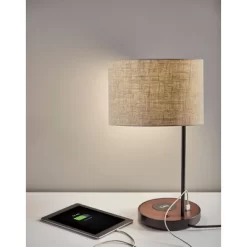 19.5" Oliver Charge Table Lamp Black - Adesso 14 19.5" Oliver Charge Table Lamp Black - Adesso -Lighting Specialty Shop GUEST a06b5016 b501 48c2 9405 f787c6c6eb0d