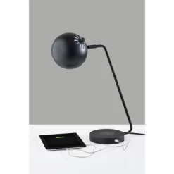 Emerson Charge Table Lamp Black - Adesso