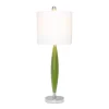 Stylus Table Lamp With Fabric Shade Green - Lalia Home
