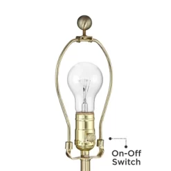 360 Lighting Gordy Modern Accent Table Lamp Handcrafted 20 1/2" High Ribbed Green Ceramic Oatmeal Fabric Drum Shade For Bedroom Living Room Bedside -Lighting Specialty Shop GUEST a7b7ff37 d57f 4bd7 a4f8 0eb4280e4a79