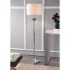 59" Crystal/Metal Amelia Lotus Floor Lamp (Includes LED Light Bulb) Gray - JONATHAN Y