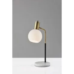 Corbin Desk Lamp Antique Brass Black - Adesso -Lighting Specialty Shop GUEST a9923c4c 07bd 4d1a 9b51 88a84d32a3ee