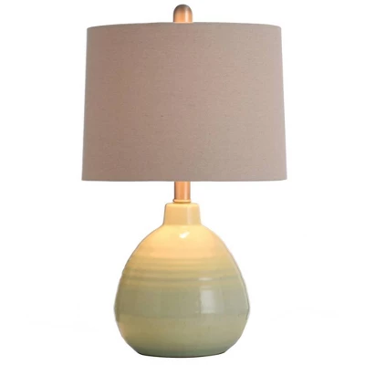 Ceramic Table Lamp Lime - StyleCraft 1 Ceramic Table Lamp Lime - StyleCraft