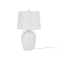 24" Ceramic Jug Farmhouse Table Lamp - Nourison -Lighting Specialty Shop GUEST ad4f53c8 e68a 40e0 88f4 69a3eb3031e6