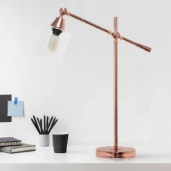 Tilting Arm Table Lamp Rose Gold - Elegant Designs -Lighting Specialty Shop GUEST b3009a92 4944 4745 9e30 27fa758b61a9