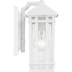 Kathy Ireland Sierra Craftsman Mission Outdoor Wall Light Fixture White 10 1/2" Frosted Seeded Glass For Post Exterior Barn Deck House Porch Yard Home 10 Kathy Ireland Sierra Craftsman Mission Outdoor Wall Light Fixture White 10 1/2" Frosted Seeded Glass For Post Exterior Barn Deck House Porch Yard Home -Lighting Specialty Shop GUEST b4e4feea 7d69 46cb 88ab f7c52a55d57d