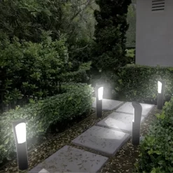 5.51" X 29.92" Solar LED Garden Path Light Amber/White - Techko Maid -Lighting Specialty Shop GUEST b616a6d1 3c6f 47f9 8753 02b25d884514