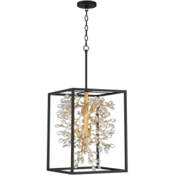 Possini Euro Design Carrine Black Gold Pendant Chandelier 15 1/4" Wide Modern Clear Crystal 4-Light Fixture For Dining Room House Foyer Kitchen Island 12 Possini Euro Design Carrine Black Gold Pendant Chandelier 15 1/4" Wide Modern Clear Crystal 4-Light Fixture For Dining Room House Foyer Kitchen Island -Lighting Specialty Shop GUEST b735d13c 1eec 4f19 9423 8a87f77cc1fd