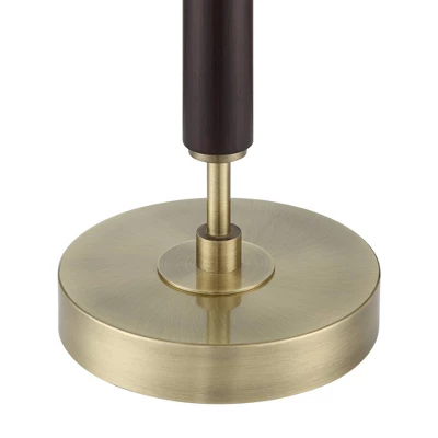 Possini Euro Design Possini Euro® Wyndham Desk Lamp With Glass Shade And Dual USB Ports 8 Possini Euro Design Possini Euro® Wyndham Desk Lamp With Glass Shade And Dual USB Ports - Image 8