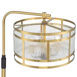 Possini Euro Design Modern Arc Floor Lamp 66" Tall Warm Gold Matte Black 4-Light Frosted Rain Pattern Glass For Living Room House 10 Possini Euro Design Modern Arc Floor Lamp 66" Tall Warm Gold Matte Black 4-Light Frosted Rain Pattern Glass For Living Room House -Lighting Specialty Shop GUEST bb916c44 c338 4d42 b93e 8a71521863e1