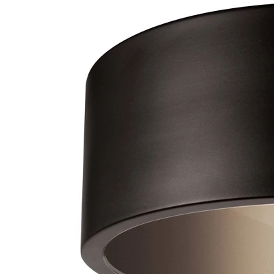 1 Light Teagan Outdoor Indoor Flush Mount Ceiling Dark Bronze - Globe Electric 5 1 Light Teagan Outdoor Indoor Flush Mount Ceiling Dark Bronze - Globe Electric - Image 5