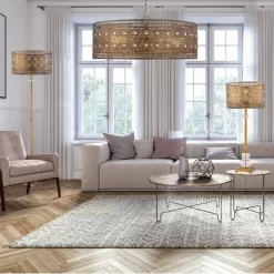 23.5" 3-Light Bryar Chandelier Brass/Crystal - River Of Goods -Lighting Specialty Shop GUEST bcf9420d dfdd 414a a94e 4eeb5e24a75e