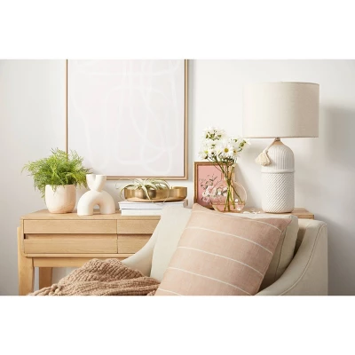 Large Assembled Ceramic Table Lamp White - Threshold™ 5 Large Assembled Ceramic Table Lamp White - Threshold™ - Image 5