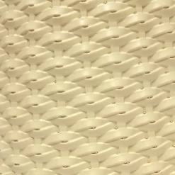 20.4" Traditional Ceramic Purled Texture Bedside Table Desk Lamp With White Fabric Drum Shade Yellow - Simple Designs -Lighting Specialty Shop GUEST be5340b2 72db 41ca 9473 5b0f3241d47d