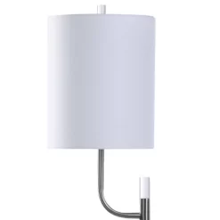 65" Mid-Century Modern Metal Floor Lamp Brushed Steel - StyleCraft -Lighting Specialty Shop GUEST c419957f 161d 4c97 bed9 cd3d0924683b