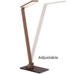 Possini Euro Design Bentley Modern Desk Lamp 21" High French Bronze Aluminum Metal LED Touch On Off Adjustable Head For Bedroom Living Room Office -Lighting Specialty Shop GUEST c97b1947 2077 4459 8a6c baaf8750452a