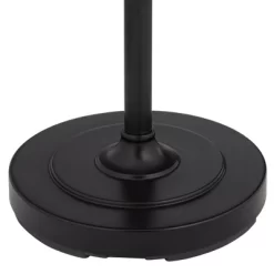 Uttermost Modern Industrial Floor Lamp 73 1/2" Tall Matte Black 3-Light Marbleized Glass Drop Shade For Living Room Reading Family Bedroom Office Home -Lighting Specialty Shop GUEST ca9bb650 f0fe 4f95 9172 4e619786763e