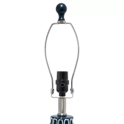 Moroccan Table Lamp With Fabric Shade Blue - Lalia Home -Lighting Specialty Shop GUEST cb831f17 3344 4158 80b1 e1f2136aa52e