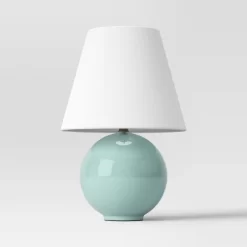 Round Table Lamp With Tapered Shade Blue - Threshold™ 7 Round Table Lamp With Tapered Shade Blue - Threshold™ -Lighting Specialty Shop GUEST cbb4e421 ccb3 43d8 b7a9 570056592c90