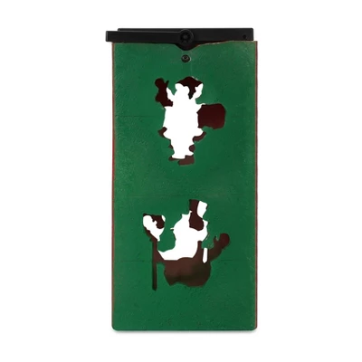 Techko Maid LED Solar 10.8" Portable Christmas Cut Out Decorative Outdoor Lantern Clear 2 Techko Maid LED Solar 10.8" Portable Christmas Cut Out Decorative Outdoor Lantern Clear - Image 2