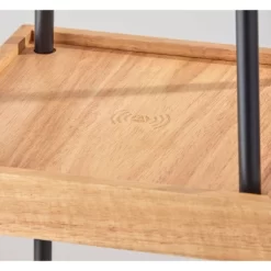 Henry Charge Shelf Floor Lamp Natural Black - Adesso -Lighting Specialty Shop GUEST cee4eb4c 597e 44ed b480 7dab07092bf2