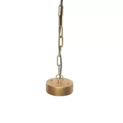 20.25" X 18.5" Metal Pendant Lamp Gold Finish - Storied Home -Lighting Specialty Shop GUEST cfdd5d7c 5885 43b0 aeed 0893216983d7
