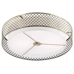 18.25" Leyla Glam Brushed Semi-Flush Mount Ceiling Fixture Sconce Gold - River Of Goods -Lighting Specialty Shop GUEST d0e485df 4122 44f6 a773 11b242a7d095