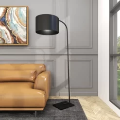 Traditional Metal Floor Lamp Black - Olivia & May -Lighting Specialty Shop GUEST d2492e3d 3d83 412d 9c50 b9abee7f207a