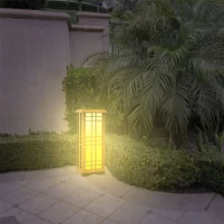 Solar LED Zen Outdoor Lantern With Amber/White Light - Techko Maid -Lighting Specialty Shop GUEST d269c31f 2148 45ed 83fb 885f7091d05d