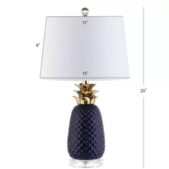 23" Ceramic Pineapple Table Lamp (Includes Energy Efficient Light Bulb) - JONATHAN Y -Lighting Specialty Shop GUEST d31fc2ef 197b 4471 9838 32e79b128599