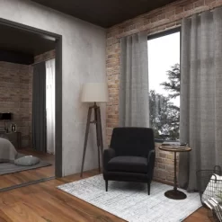 Industrial Wood Floor Lamp Black - Olivia & May -Lighting Specialty Shop GUEST d3371614 5447 4336 9512 af8a804c4074