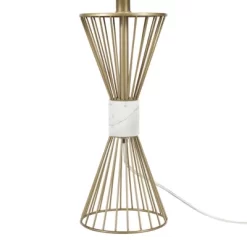 27" Gold Metal Wire With Marble Table Lamp - Nourison 15 27" Gold Metal Wire With Marble Table Lamp - Nourison -Lighting Specialty Shop GUEST d470f048 6cdb 4afa b918 aa7aca527d75
