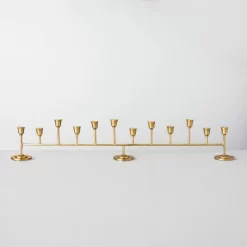 Antiqued Metal Taper Candelabra Brass Finish - Hearth & Hand™ With Magnolia -Lighting Specialty Shop GUEST d62a3121 0a9e 4351 ac83 c05923aa585d