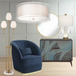 Possini Euro Design Brushed Nickel Pendant Chandelier 20" Wide Modern Organza Outer White Inner Shade 3-Light Fixture For Dining Room Kitchen Island -Lighting Specialty Shop GUEST d875c922 cc11 4547 a281 df8f75c252d8