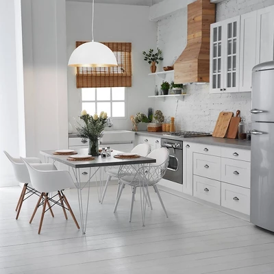 24" 1-Light Rafaelino Bowl Pendant With Shade White/Gold - EGLO 2 24" 1-Light Rafaelino Bowl Pendant With Shade White/Gold - EGLO - Image 2