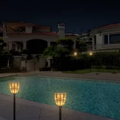 Solar Outdoor Torch Lights - Techko Maid -Lighting Specialty Shop GUEST dee56e42 9bcb 4bed 936e 36f801314aa6