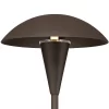 John Timberland Grant 18" High Bronze LED Mushroom Path Lights Set Of 2