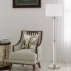 60" Metal Montilla Acrylic Floor Lamp With Fabric Shade - Cal Lighting