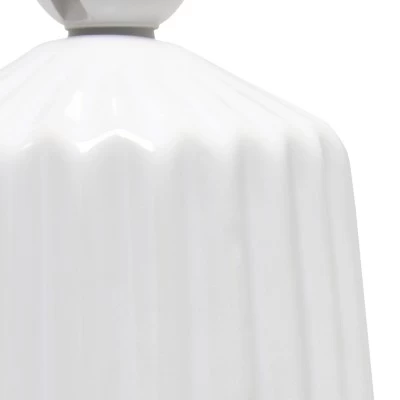 Pleated Base Table Lamp Off-White - Simple Designs 6 Pleated Base Table Lamp Off-White - Simple Designs - Image 6