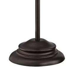 Franklin Iron Works Wyatt II Industrial Rustic Farmhouse Arc Floor Lamp 66" Tall Dark Bronze Brown Metal For Living Room Reading Bedroom Office House -Lighting Specialty Shop GUEST e406a01f d02a 43e7 ac1b 4710c1d681ef