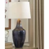 Evania Metal Table Lamp Indigo - Signature Design By Ashley