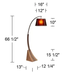 Franklin Iron Works Mission Arc Floor Lamp With USB Charging Port 66 1/2" Tall Dark Rust Amber Mica Shade For Living Room Reading 15 Franklin Iron Works Mission Arc Floor Lamp With USB Charging Port 66 1/2" Tall Dark Rust Amber Mica Shade For Living Room Reading -Lighting Specialty Shop GUEST eba8a8dd f032 4111 84fa b2fac7abe59b