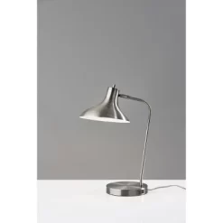 Cleo Desk Lamp Brushed Steel - Adesso
