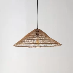 20.25" 1-Light Nova Farmhouse Coastal Rattan LED Pendant Brown - JONATHAN Y -Lighting Specialty Shop GUEST ecd4c9f1 bed6 49d7 bca7 e40bb2a10887