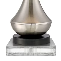 360 Lighting Simon Modern Table Lamps Set Of 2 With Square Risers 27" Tall Brushed Nickel USB Charging Port White Shade For Bedroom Living Room Desk 6 360 Lighting Simon Modern Table Lamps Set Of 2 With Square Risers 27" Tall Brushed Nickel USB Charging Port White Shade For Bedroom Living Room Desk -Lighting Specialty Shop GUEST ed47e65f 04d9 49a0 ae32 790dd3b5468a