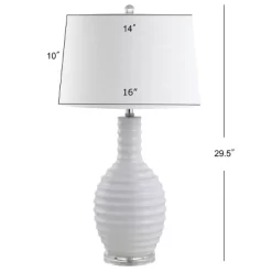 29.5" Ceramic Dylan Table Lamp (Includes Energy Efficient Light Bulb) - JONATHAN Y -Lighting Specialty Shop GUEST ee19a5a2 929c 4eff 8073 9a095c9cdfaa