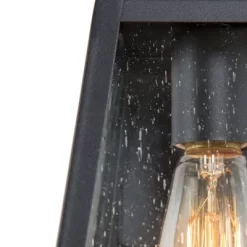 10" Metal/Glass Cone Outdoor Wall Lamp Black - LNC -Lighting Specialty Shop GUEST eff4a2f9 9d67 4b59 8ab9 c02b67c7e484