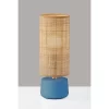 Sheffield Table Lantern Blue - Adesso